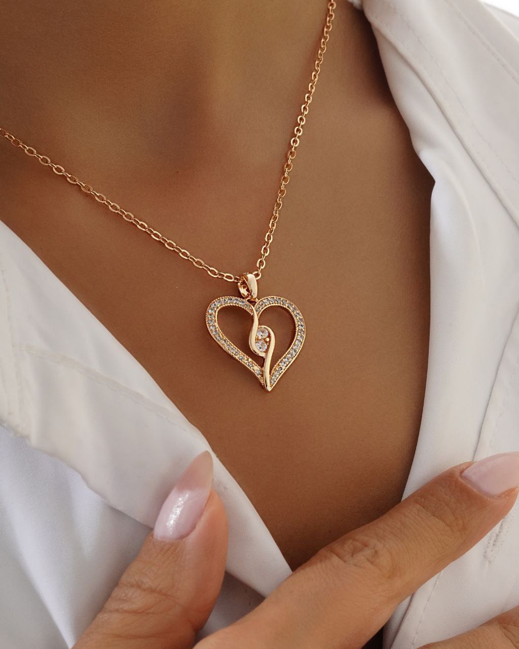 گردنبند قلبی مارکیز خور