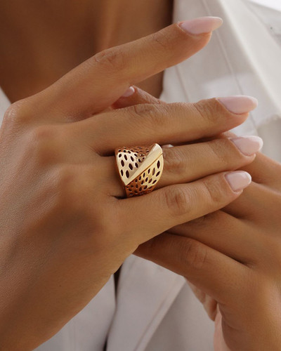 انگشتر پروجکت رنگ طلایی ونقره ای